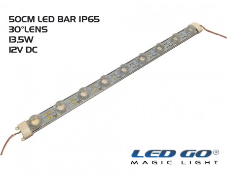 13,5W Mercekli Led Çubuk ,50cm,12V DC,IP65