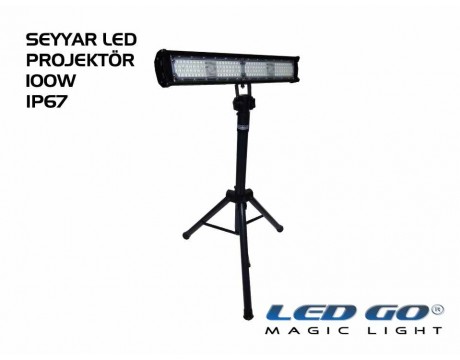 EPS-100, ELIT SERISI ,SMDLED TRIPOD AYAKLI PROJEKTOR, 100W, 220V, IP67