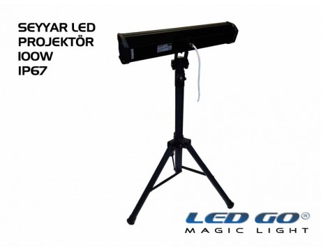 EPS-100, ELIT SERISI ,SMDLED TRIPOD AYAKLI PROJEKTOR, 100W, 220V, IP67