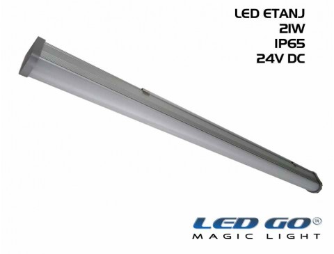 21W ,APC SERİSİ LED ETANJ,ALÜMİNYUM GÖVDELİ,24V DC,101CM ÖZEL BOY,IP65