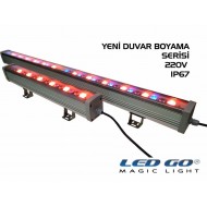 18W,RGB DUVAR BOYAMA,RF KUMANDALI,220V,50CM