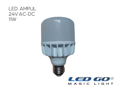 Led Go®LBN-11-24V E27 Led lamba, 11W, 24V AC-DC