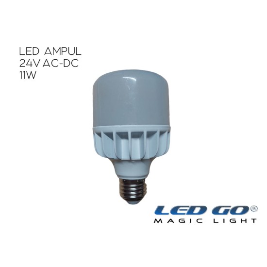 Led Go®LBN-11-24V E27 Led lamba, 11W, 24V AC-DC