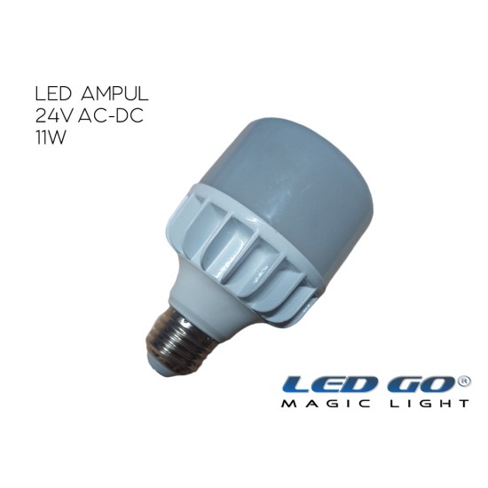 Led Go®LBN-11-24V E27 Led lamba, 11W, 24V AC-DC