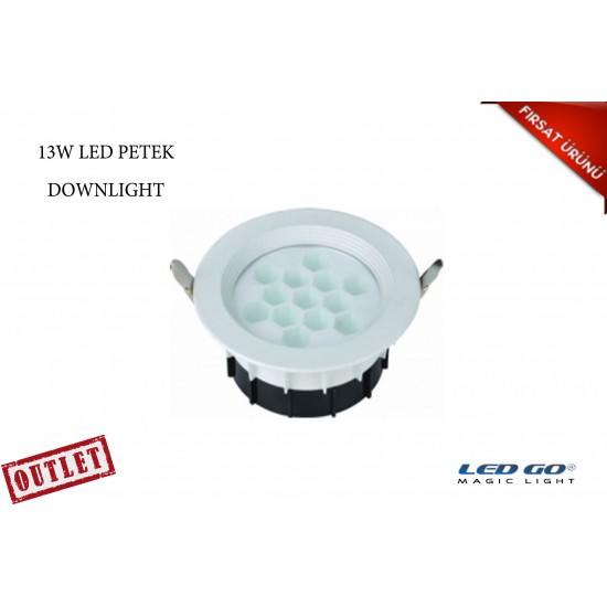 13W YUVARLAK PETEK LED DOWNLIGHT