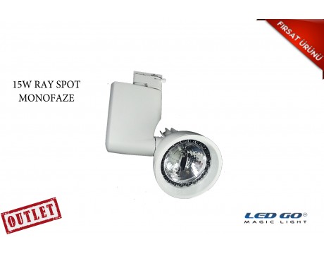 15W LED BEYAZ RENK RAY SPOT-MONOFAZE