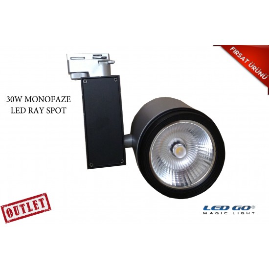 30W GRİ RENK RAY SPOT-220V-MONOFAZE