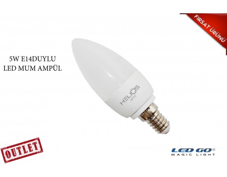 5W LED MUM AMPÜL-E14 DUYLU