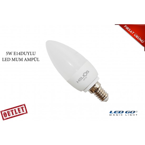 5W LED MUM AMPÜL-E14 DUYLU