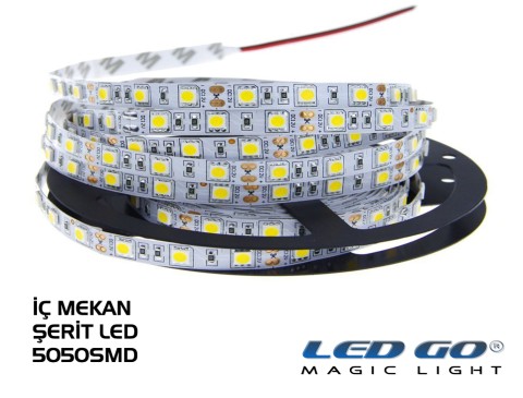 SERIT LED 5050SMD 300LED IC MEKAN 12VDC 5M PAKET