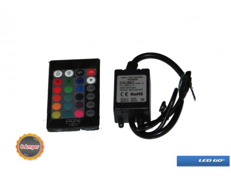 3x2A RGB LED KONTROL CIHAZI IR UZAKTAN KUMANDALI