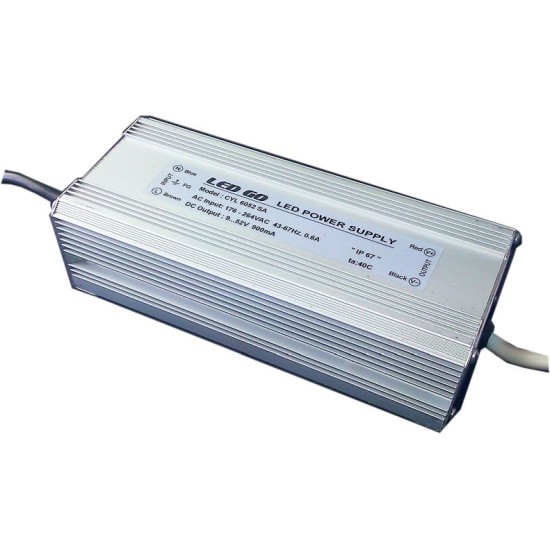 CYL 6052 SABIT AKIM LED SURUCU-60WATT  900MA IP67